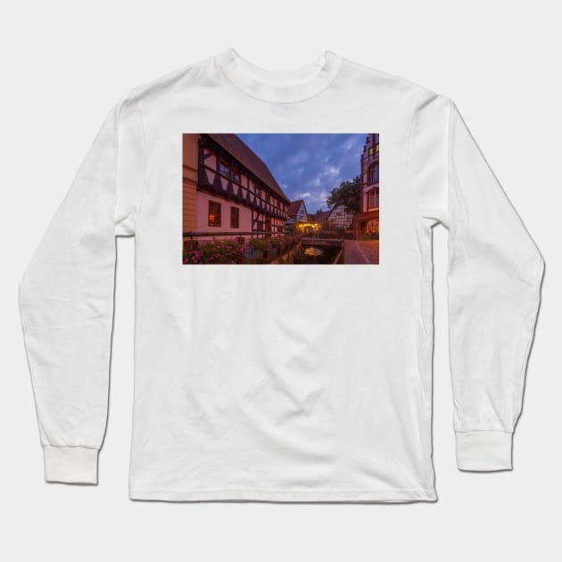 Word, old town, Quedlinburg; Harz, Saxony-Anhalt; Germany, Europe Long Sleeve T-Shirt by Kruegerfoto